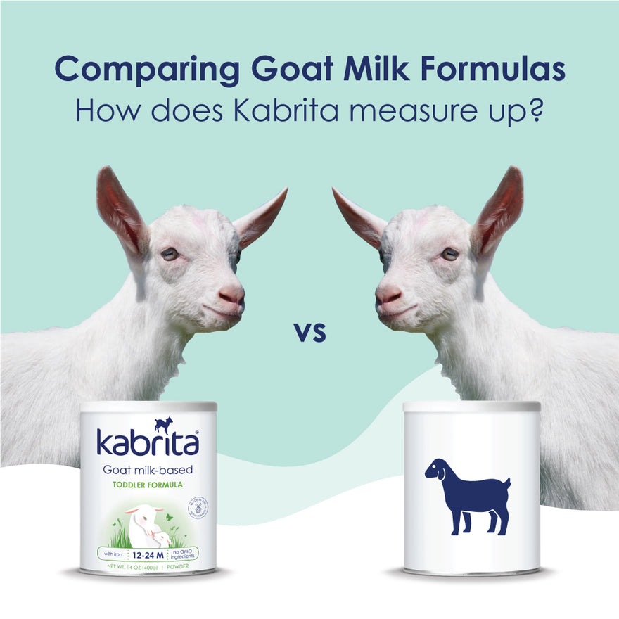 Comparing Goat Milk Toddler Formulas - How does Kabrita measure up?
