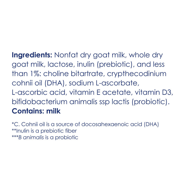 Goat Milk-Based Junior Nutrition