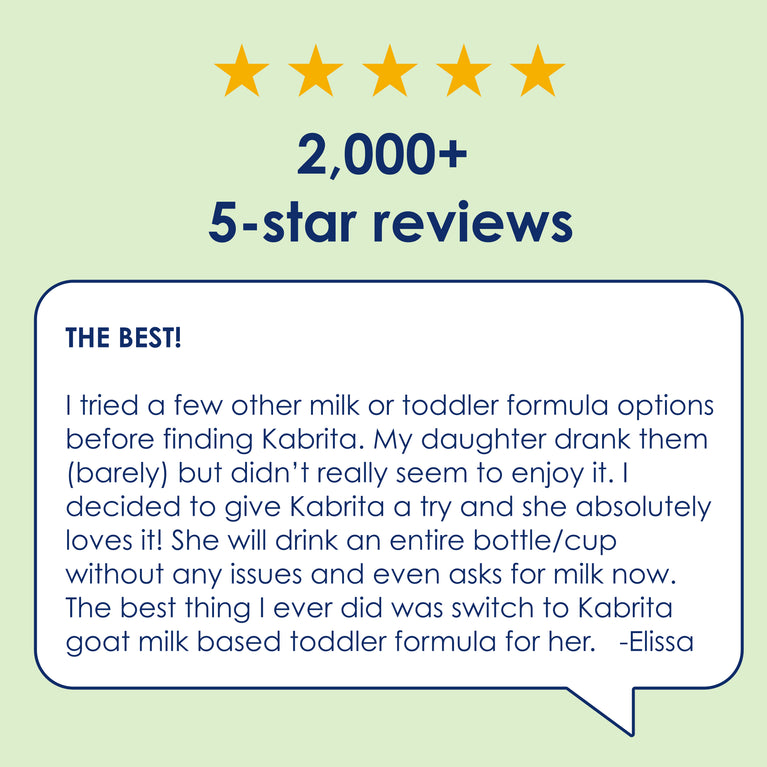 Goat Milk-Based Toddler Nutrition