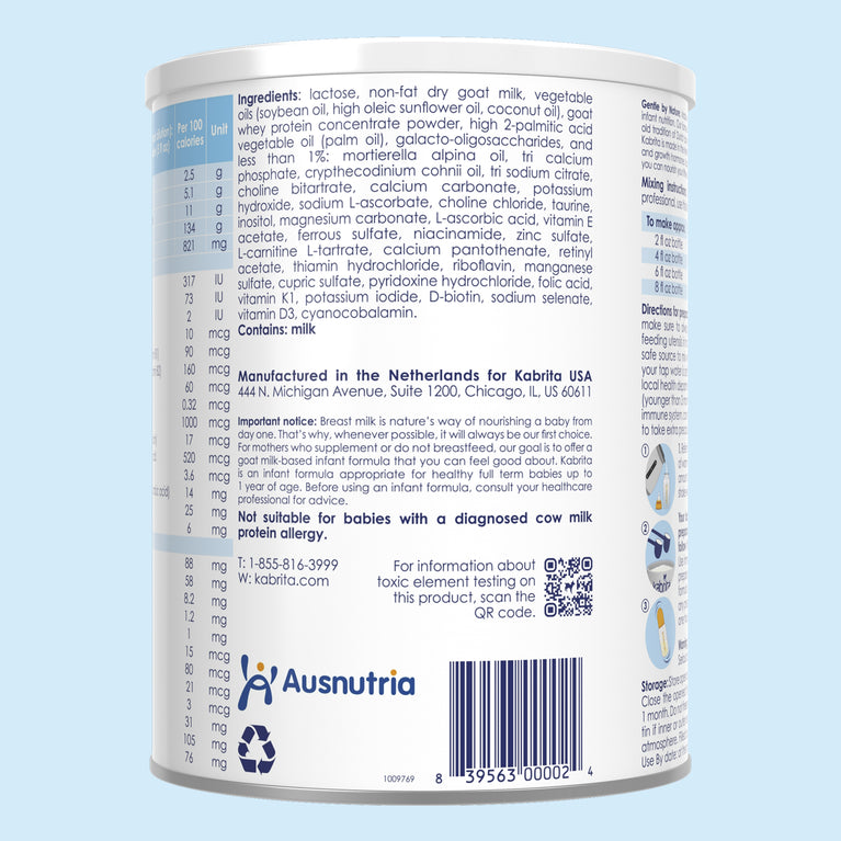 Kabrita Goat Milk-Based Infant Formula