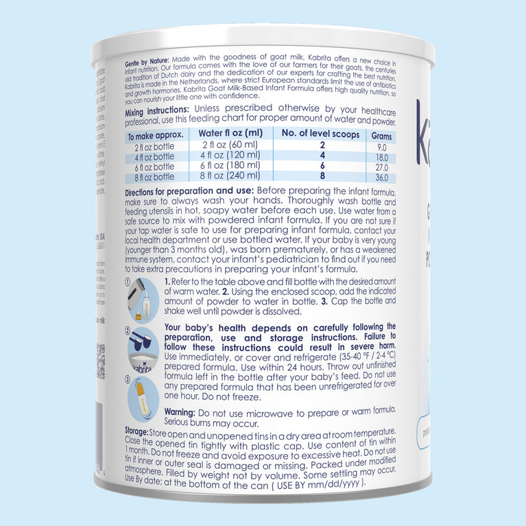 Kabrita Goat Milk-Based Infant Formula