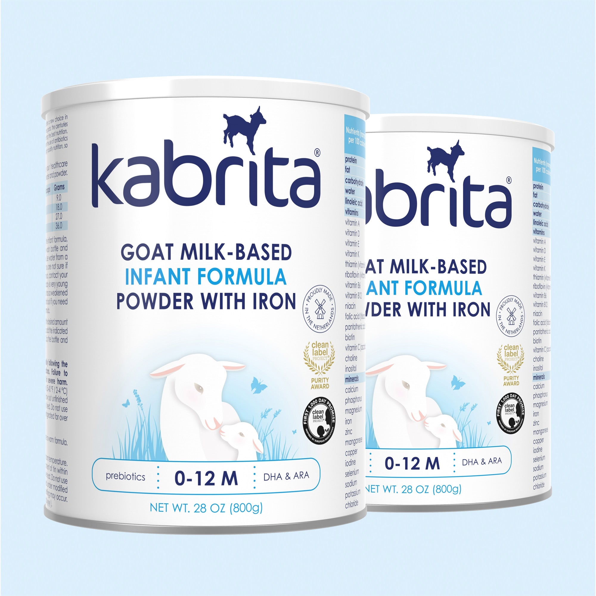 Goat Milk-Based Infant Formula Kabrita USA