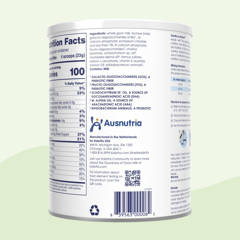 Kabrita Goat Milk-Based Toddler Nutrition