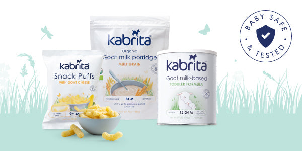 Kabrita Goat Milk Formula & Foods are Baby Safe and Tested
