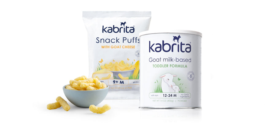 Kabrita Goat Milk Formula and Snack Puffs