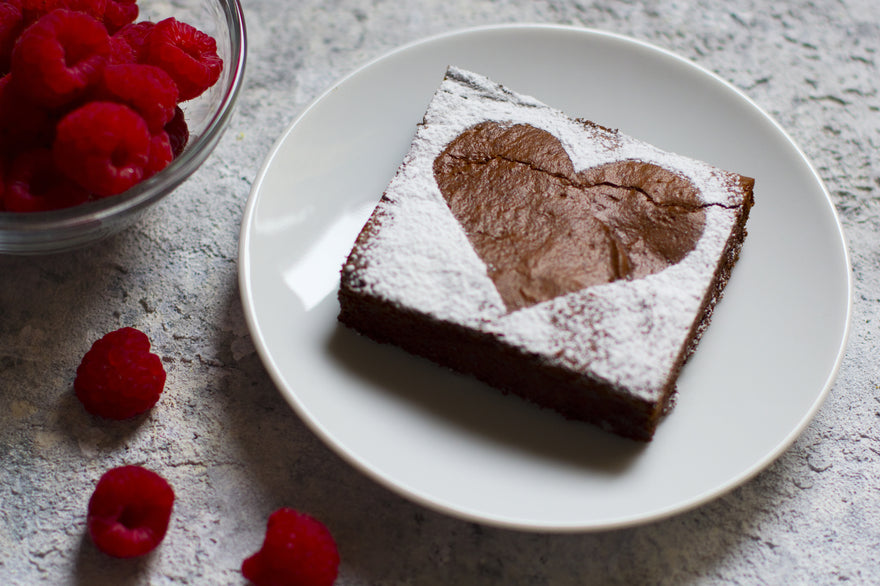 Raspberry Double Chocolate Brownies with Kabrita