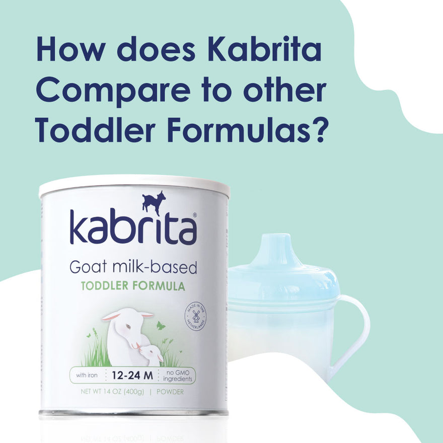 Compare Kabrita Goat Milk Toddler Formula to Leading US Toddler Formulas