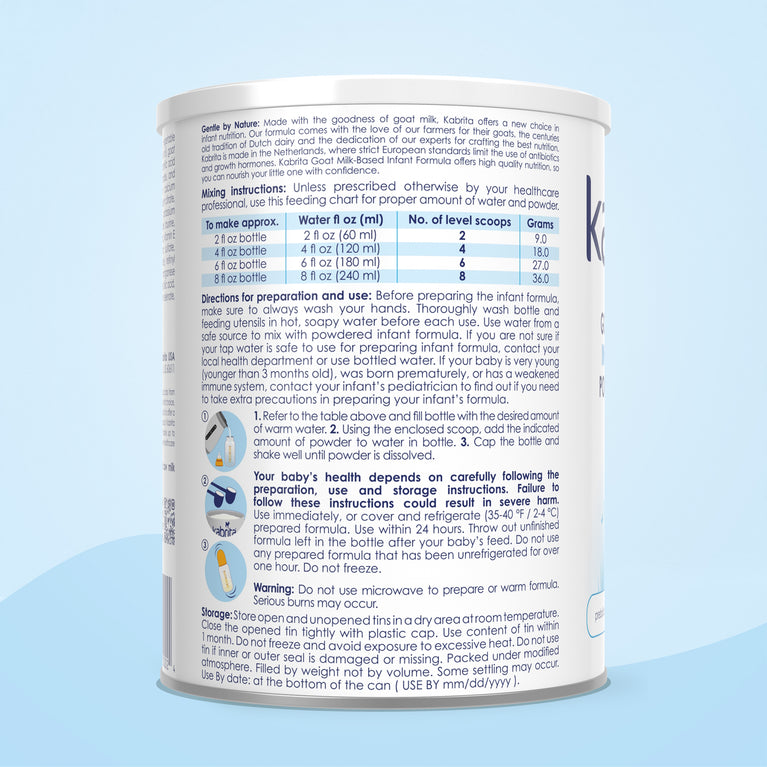 Gentle Start Bundle: Kabrita Goat Milk-Based Infant Formula