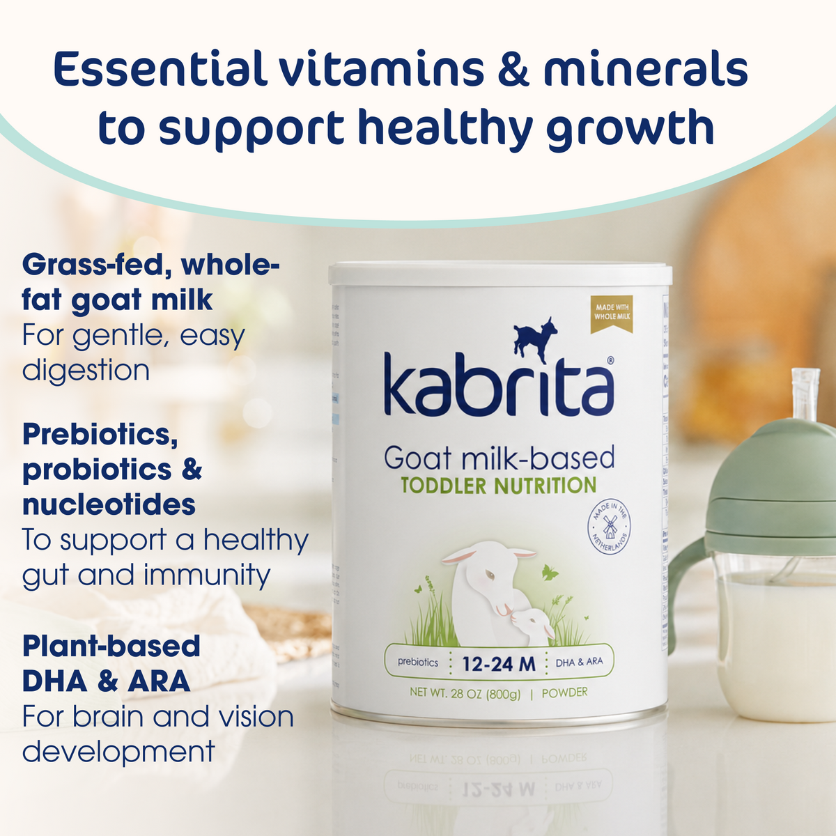 Kabrita Goat Milk-Based Toddler Nutrition