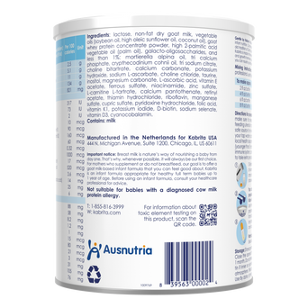 Goat Milk Infant Formula
