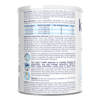 Goat Milk Infant Formula