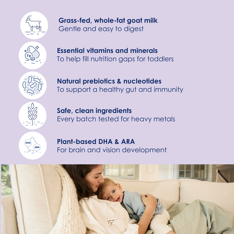 Goat Milk-Based Toddler Nutrition