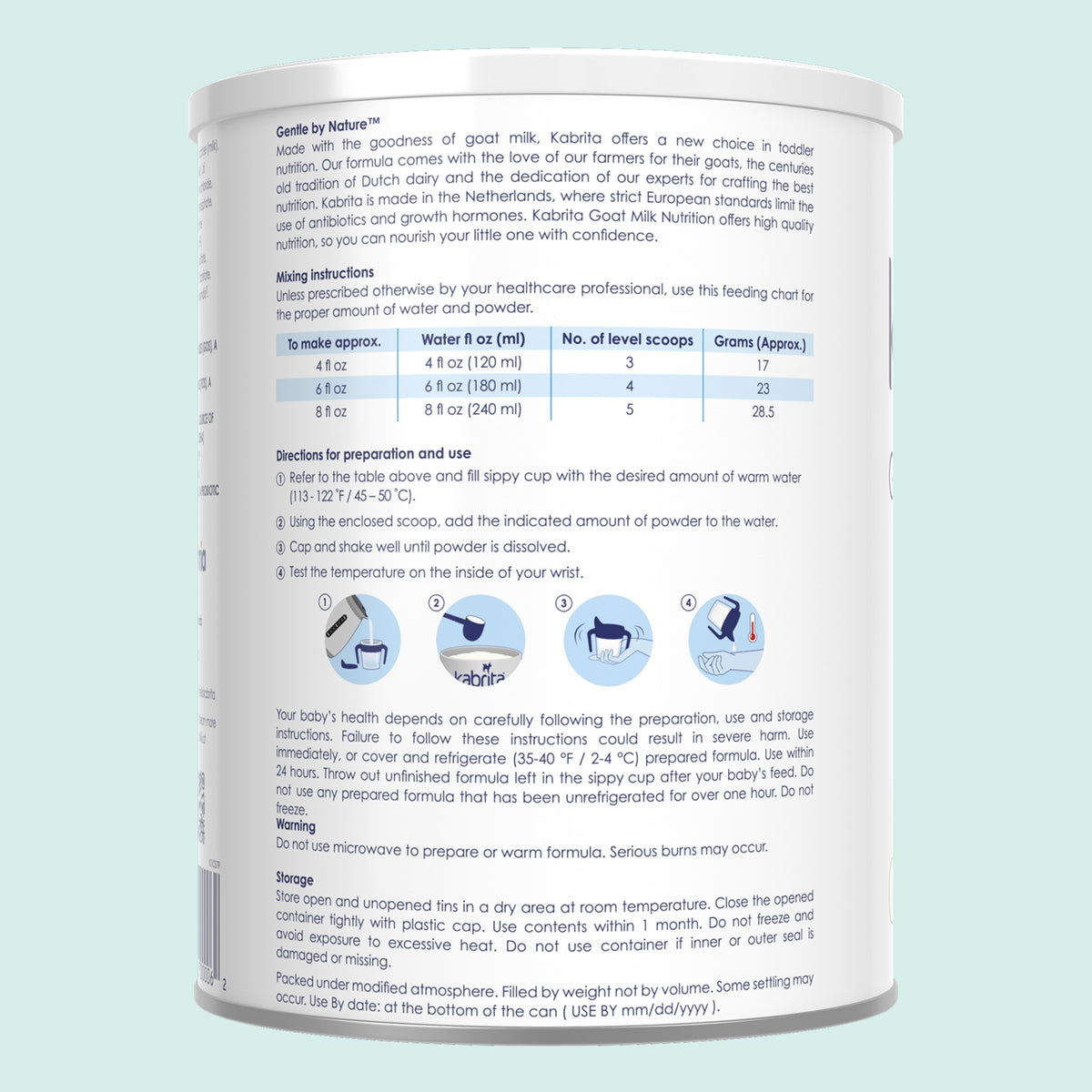 Kabrita Goat Milk-Based Toddler Nutrition