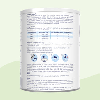 Kabrita Goat Milk-Based Toddler Nutrition