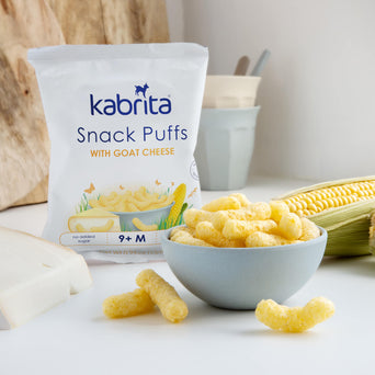 Kabrita Snack Puffs with Goat Cheese
